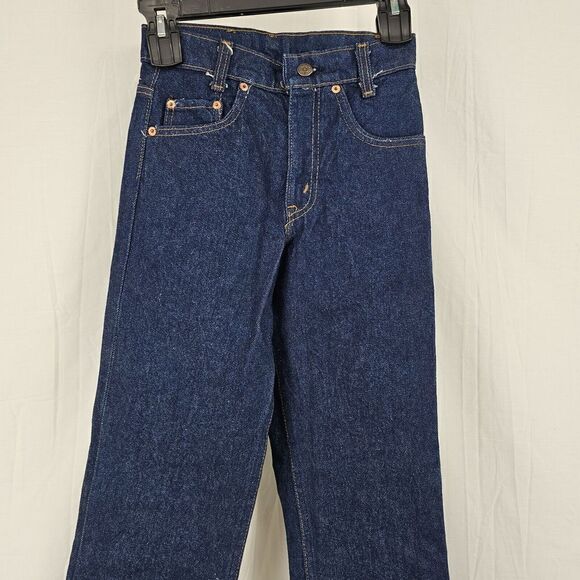 Vintage Levis June 1988 Student W25 L28 Dark Wash Nwt Jeans - Picture 4 of 10